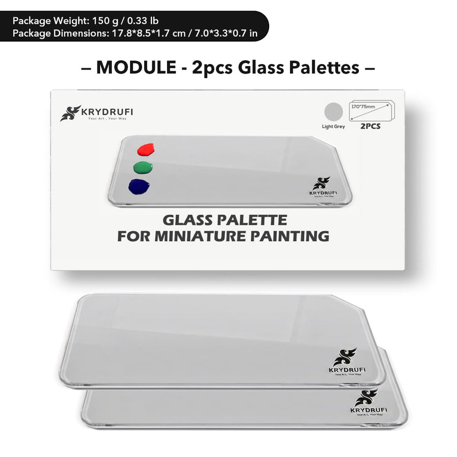 Module — KRYDRUFI 2PCS Glass Palettes