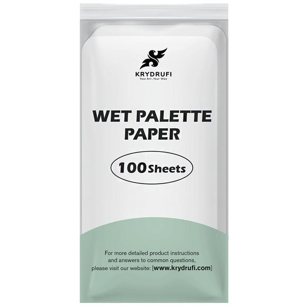 KRYDRUFI 100 Sheets of Wet Palette Mixing Paper - KRYDRUFI - UK