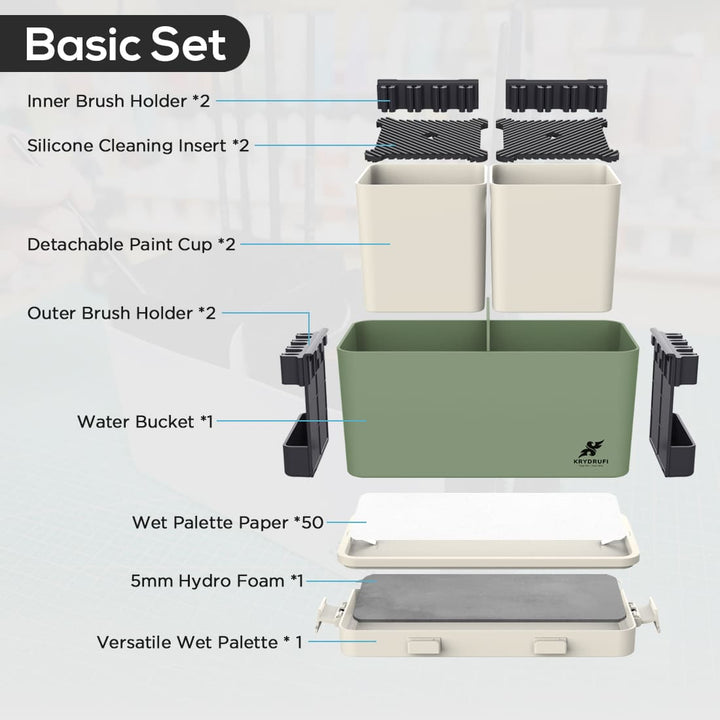 KRYDRUFI All - in - One Modular Art Box Basic Set - KRYDRUFI - UK