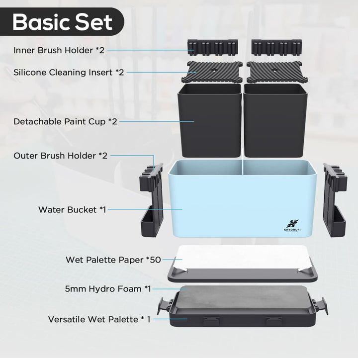 KRYDRUFI All - in - One Modular Art Box Basic Set - KRYDRUFI - UK