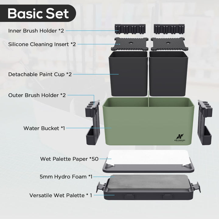 KRYDRUFI All - in - One Modular Art Box Basic Set - KRYDRUFI - UK