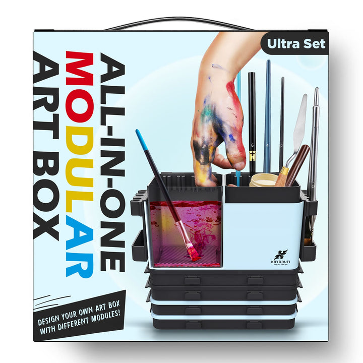 KRYDRUFI All - in - One Modular Art Box - Ultra Set - KRYDRUFI - UK