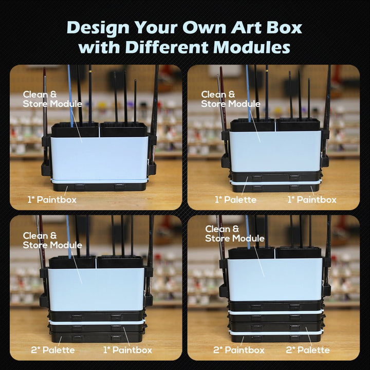 KRYDRUFI All - in - One Modular Art Box - Ultra Set - KRYDRUFI - UK