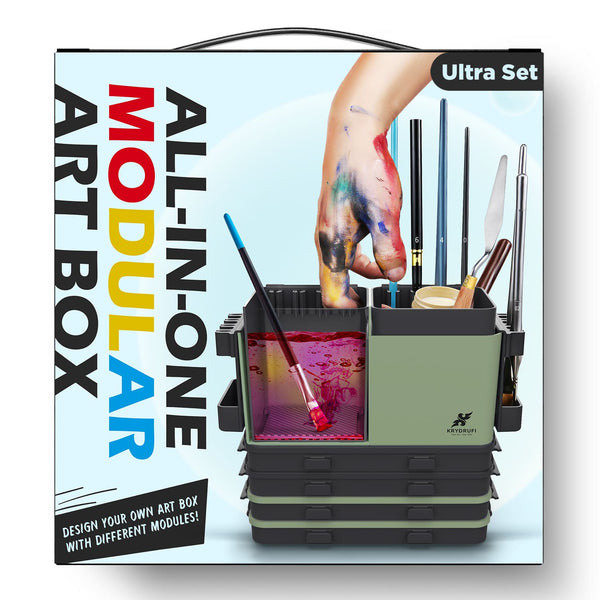 KRYDRUFI All - in - One Modular Art Box - Ultra Set - KRYDRUFI - UK
