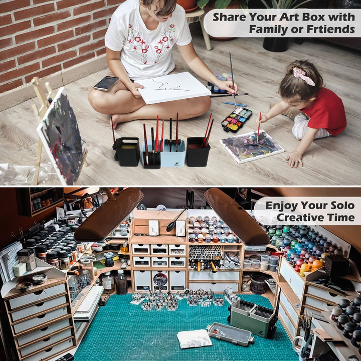 KRYDRUFI All - in - One Modular Art Box — Your Ultimate Mobile Battle Station - KRYDRUFI - Europe