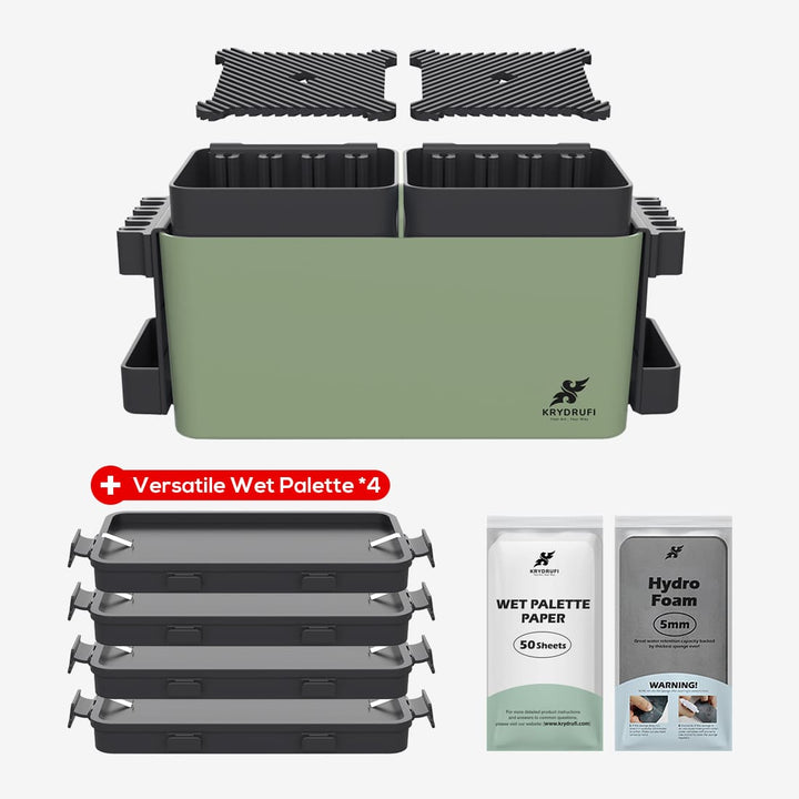 KRYDRUFI All - in - One Modular Art Box — Your Ultimate Mobile Battle Station - KRYDRUFI - UK